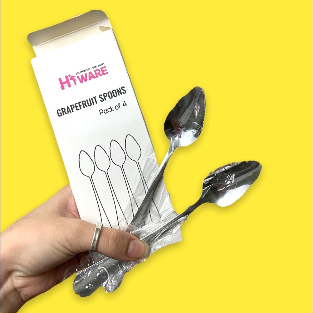 3 for $12: 2 Pack Serrated Spoons for Citrus Fruit, Melon, Etc.